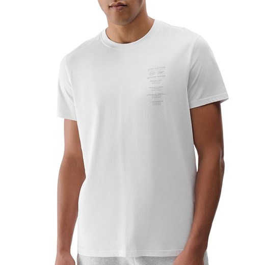 Koszulka męska 4F RSS24TTSHM253610S - biała ze sklepu streetstyle24.pl w kategorii T-shirty męskie - zdjęcie 188062752