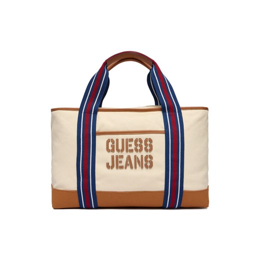 Guess Jeans Torba M5BZ92 WL970 Écru ze sklepu MODIVO w kategorii Torby podróżne - zdjęcie 188064090