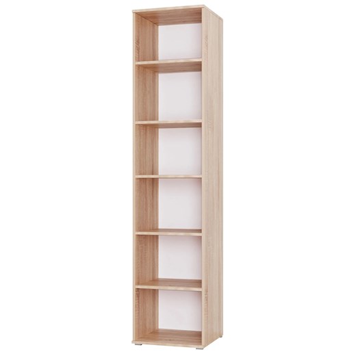 Regał wysoki na ubrania 60 cm dąb sonoma R6-T90 ze sklepu Edinos.pl w kategorii Regały i witryny - zdjęcie 188065604