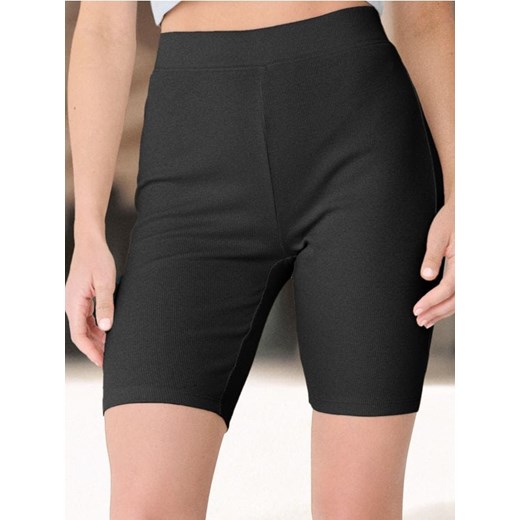 Sinsay - Szorty kolarki w prążek - czarny ze sklepu Sinsay w kategorii Szorty - zdjęcie 188065860