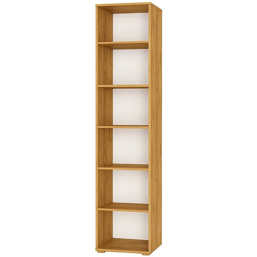 Wysoki regał na dokumenty 70 cm dąb craft złoty B4-R55 ze sklepu Edinos.pl w kategorii Regały i witryny - zdjęcie 188066390