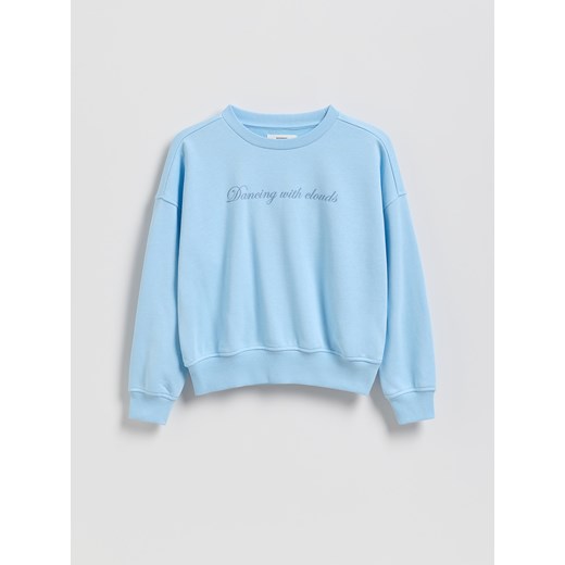 Reserved - Bluza z nadrukem - jasnoniebieski ze sklepu Reserved w kategorii Bluzy dziewczęce - zdjęcie 188066710