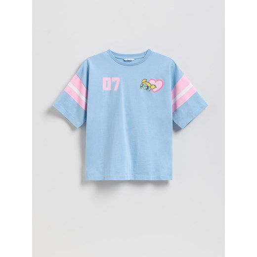 Reserved - T-shirt Atomówki - jasnoniebieski ze sklepu Reserved w kategorii Bluzki dziewczęce - zdjęcie 188066822