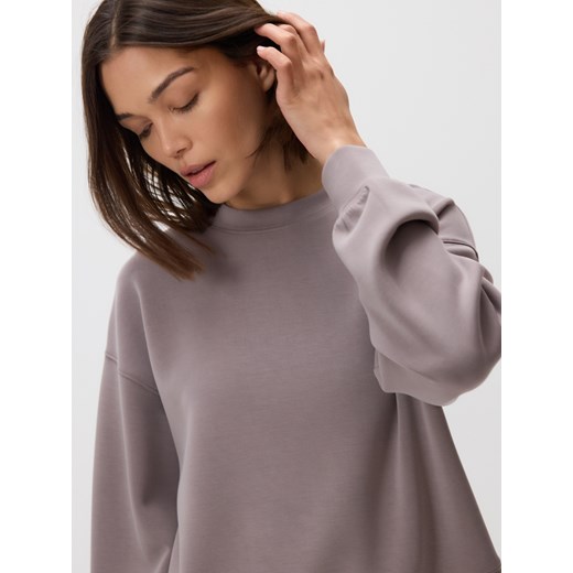 Reserved - Bluza z modalem - brązowy Reserved XS Reserved