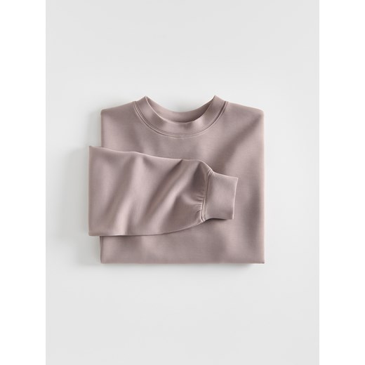 Reserved - Bluza z modalem - brązowy Reserved XS Reserved