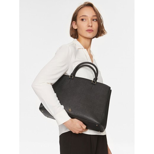 Lauren Ralph Lauren Torebka Hanna 37 431898556005 Czarny ze sklepu MODIVO w kategorii Kuferki - zdjęcie 188068424