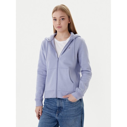 Tommy Jeans Bluza Flag DW0DW19729 Niebieski Regular Fit ze sklepu MODIVO w kategorii Bluzy damskie - zdjęcie 188068452