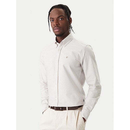 BOSS Koszula H-ROAN 50556069 Khaki Regular Fit ze sklepu MODIVO w kategorii Koszule męskie - zdjęcie 188070454