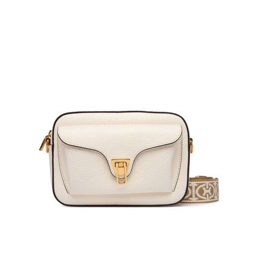 Torebka Coccinelle NOF Coccinelle Beat Soft Ribb E1 NOF 15 02 01 Écru ze sklepu eobuwie.pl w kategorii Listonoszki - zdjęcie 188071664