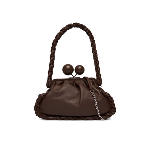 Torebka Weekend Max Mara 2615511144650 Brązowy ze sklepu eobuwie.pl w kategorii Listonoszki - zdjęcie 188071780