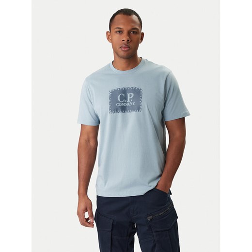C.P. Company T-Shirt 20CMTS723A005100W Niebieski Regular Fit ze sklepu MODIVO w kategorii T-shirty męskie - zdjęcie 188074472