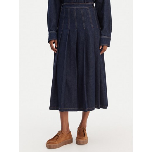 Weekend Max Mara Spódnica jeansowa Ovale 2615101071 Granatowy Regular Fit ze sklepu MODIVO w kategorii Spódnice - zdjęcie 188074474