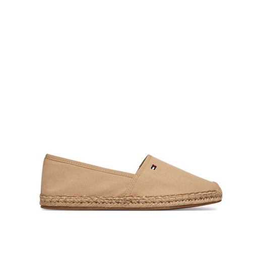 Tommy Hilfiger Espadryle Flag Canvas Espadrille FW0FW08541 Beżowy ze sklepu MODIVO w kategorii Espadryle damskie - zdjęcie 188074622