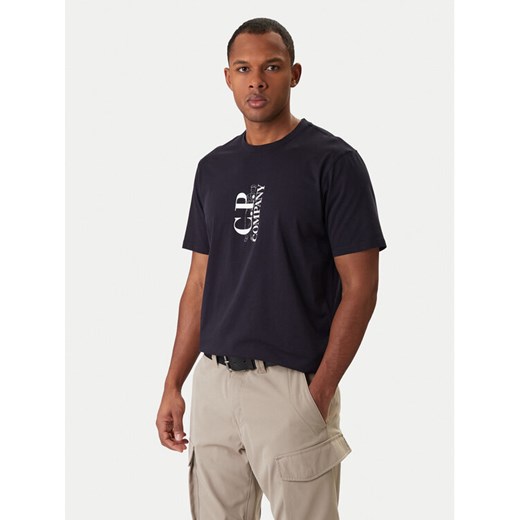 C.P. Company T-Shirt 20CMTS084A005100W Granatowy Regular Fit ze sklepu MODIVO w kategorii T-shirty męskie - zdjęcie 188074730