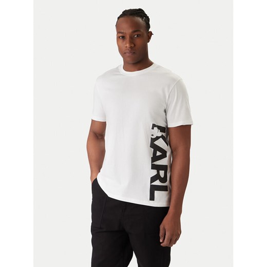 KARL LAGERFELD T-Shirt A2M46038 Biały Regular Fit ze sklepu MODIVO w kategorii T-shirty męskie - zdjęcie 188074743