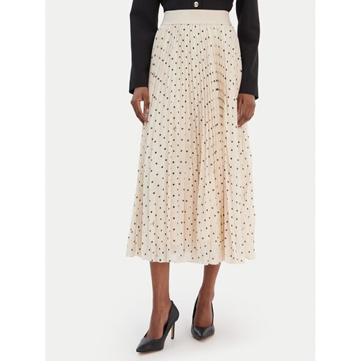JOOP! Spódnica plisowana Salma2 30100095 Beżowy Regular Fit ze sklepu MODIVO w kategorii Spódnice - zdjęcie 188075114