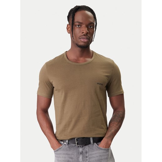 HUGO Komplet t-shirtów Rn Triplet P 50532811 Czarny Regular Fit ze sklepu MODIVO w kategorii T-shirty męskie - zdjęcie 188081373