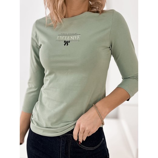 bluzka ember miętowa one size ze sklepu UBRA w kategorii Bluzki damskie - zdjęcie 188081824