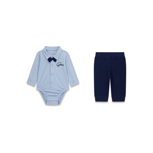 Guess Komplet bluza, body i spodnie dresowe P6RG02 KA6W1 Kolorowy Regular Fit ze sklepu MODIVO w kategorii Komplety niemowlęce - zdjęcie 188083462