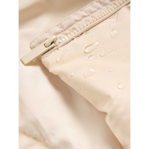 Reserved - Pikowana kurtka z naturalnym puchem - beżowy ze sklepu Reserved w kategorii Kurtki dziewczęce - zdjęcie 188090292