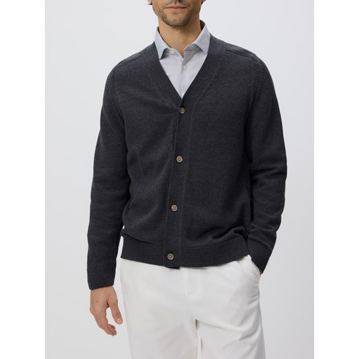 Reserved - Rozpinany kardigan - beżowy Reserved L Reserved