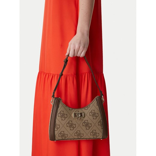 Torebka Guess Karnilla HWOS99 01180 Brązowy ze sklepu eobuwie.pl w kategorii Torebki damskie - zdjęcie 188094624