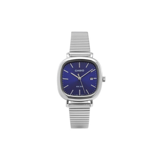 Zegarek Casio LTP-B166D-2AVEF Srebrny ze sklepu eobuwie.pl w kategorii Zegarki - zdjęcie 188094761