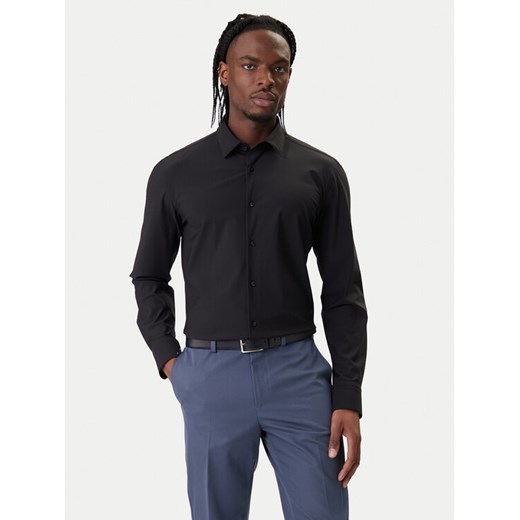 BOSS Koszula P-Hank 50555747 Czarny Slim Fit ze sklepu MODIVO w kategorii Koszule męskie - zdjęcie 188096804