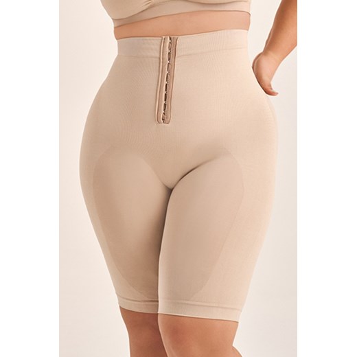 Gabriella Maxi Shape Corset Shorts szorty modelujące z haftkami natural ze sklepu kontri.pl w kategorii Bielizna wyszczuplająca - zdjęcie 188097463