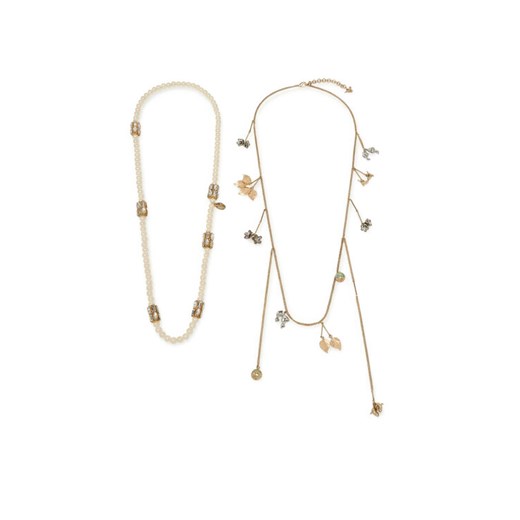 Zestaw naszyjników Weekend Max Mara 2615751134650 Złoty ze sklepu eobuwie.pl w kategorii Naszyjniki - zdjęcie 188098411