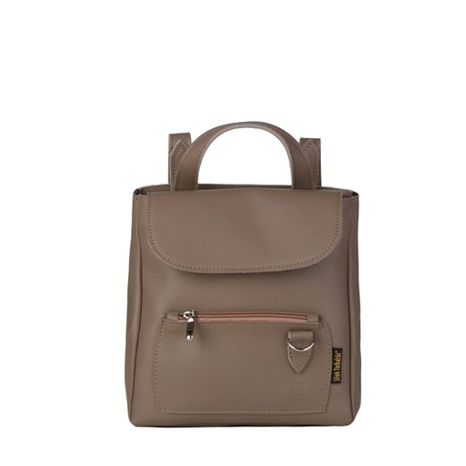 beżowy plecak skórzany Zoya ze sklepu Słoń Torbalski w kategorii Plecaki - zdjęcie 188099710
