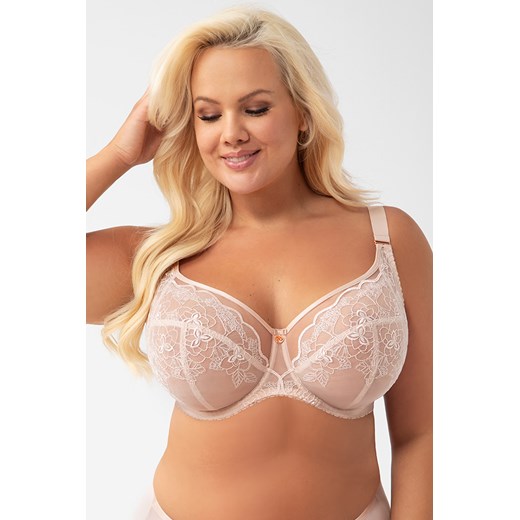 Biustonosz miękki Gorsenia K930 Adore beżowy ze sklepu kontri.pl w kategorii Biustonosze - zdjęcie 188107181