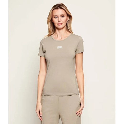 EA7 T-shirt | Slim Fit ze sklepu Gomez Fashion Store w kategorii Bluzki damskie - zdjęcie 188113653