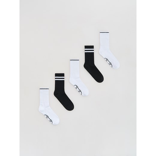 Reserved - Skarpetki 5 pack - biały ze sklepu Reserved w kategorii Skarpetki dziecięce - zdjęcie 188134501