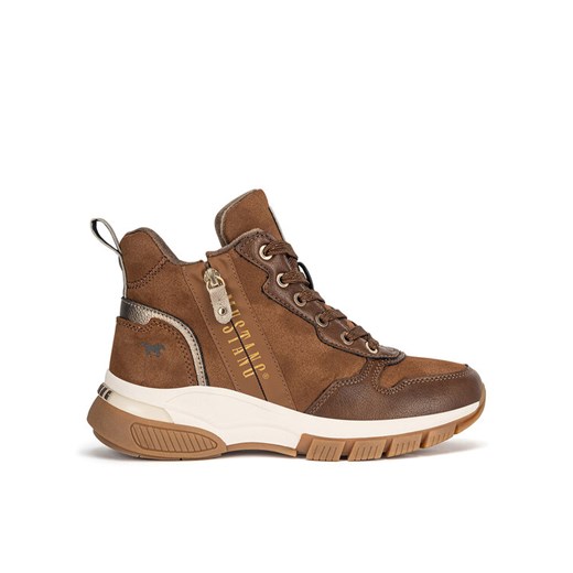 Mustang Trzewiki 1481-501 Brązowy ze sklepu MODIVO w kategorii Botki - zdjęcie 188140954