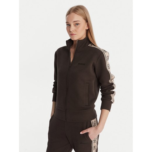 Guess Bluza V2YQ16 KB3P2 Brązowy Regular Fit ze sklepu MODIVO w kategorii Bluzy damskie - zdjęcie 188143061