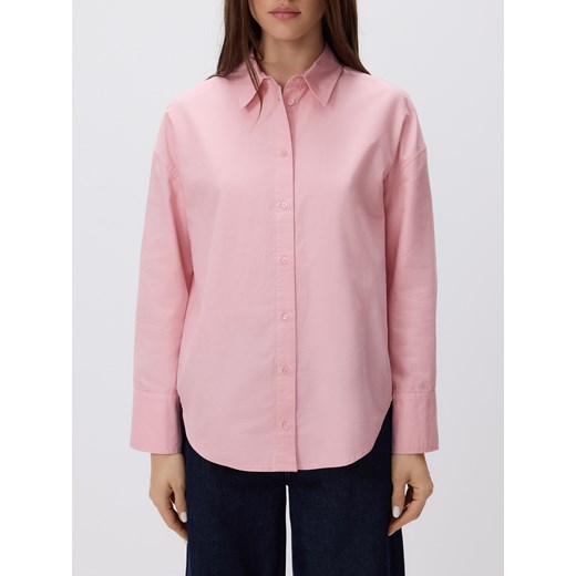 Reserved - Bawełniana koszula - różowy ze sklepu Reserved w kategorii Bluzki damskie - zdjęcie 188143634