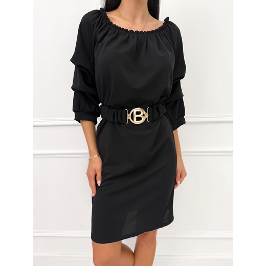 Czarna Sukienka Hiszpanka ze sklepu ModnaKiecka.pl w kategorii Sukienki - zdjęcie 188144844