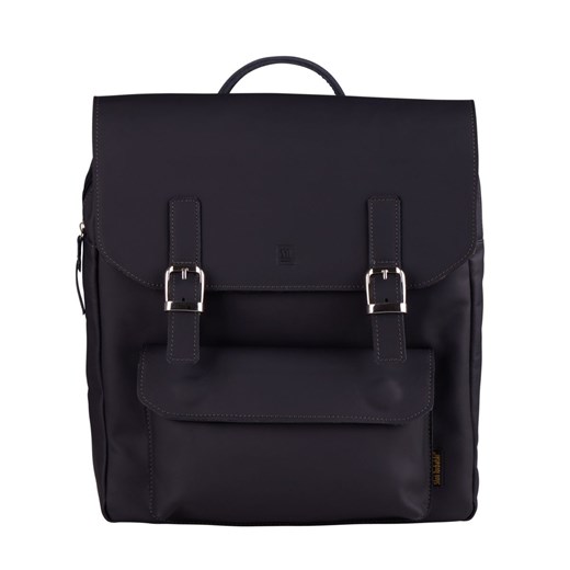 czarny plecak skórzany Teofila ze sklepu Słoń Torbalski w kategorii Plecaki - zdjęcie 188149704