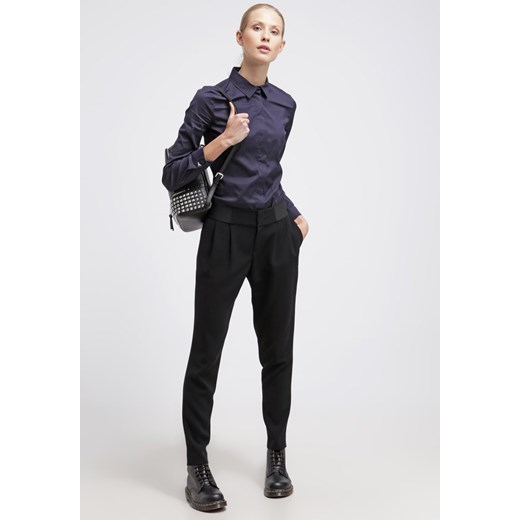 Strenesse PESS Spodnie materiałowe black zalando  bez wzorów/nadruków