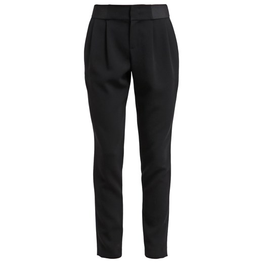 Strenesse PESS Spodnie materiałowe black zalando czarny abstrakcyjne wzory