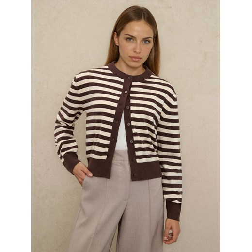 Sinsay - Sweter w paski z domieszką wiskozy - wielobarwny Sinsay XL Sinsay