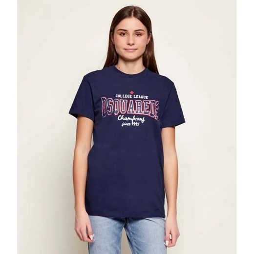 Dsquared2 T-shirt | Relaxed fit ze sklepu Gomez Fashion Store w kategorii Bluzki dziewczęce - zdjęcie 188228463