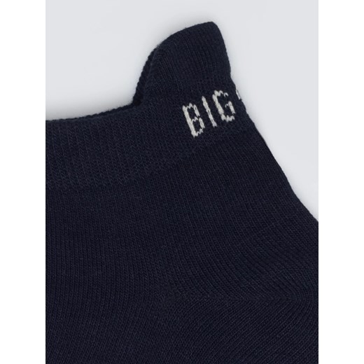 Stopki męskie z dwoma paskami granatowe Sherlock 403 43-46 Big Star