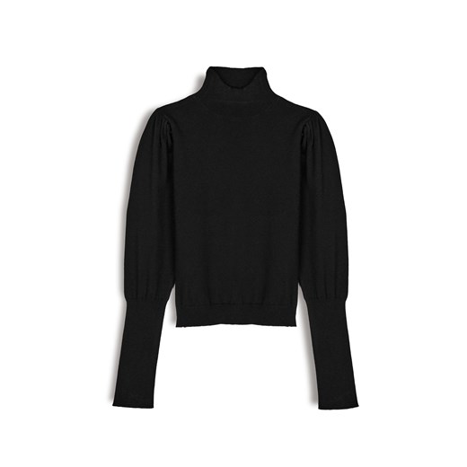 GATE Sweter z marszczonymi rękawami 34 Gate 42 wyprzedaż gateshop