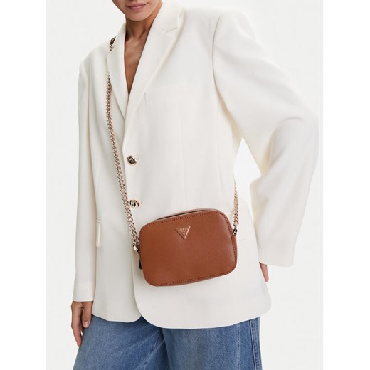 Torebka Guess Noelle II HWZG96 72140 Brązowy ze sklepu eobuwie.pl w kategorii Kopertówki - zdjęcie 188249564