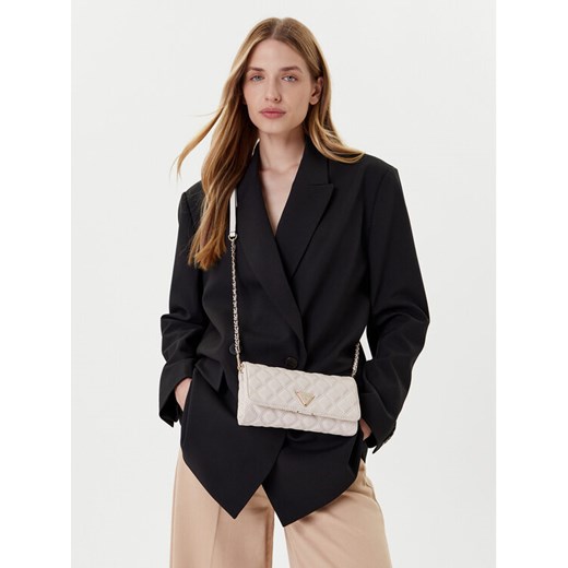 Torebka Guess Giully II Mini HWQG96 73750 Écru ze sklepu eobuwie.pl w kategorii Kopertówki - zdjęcie 188249672