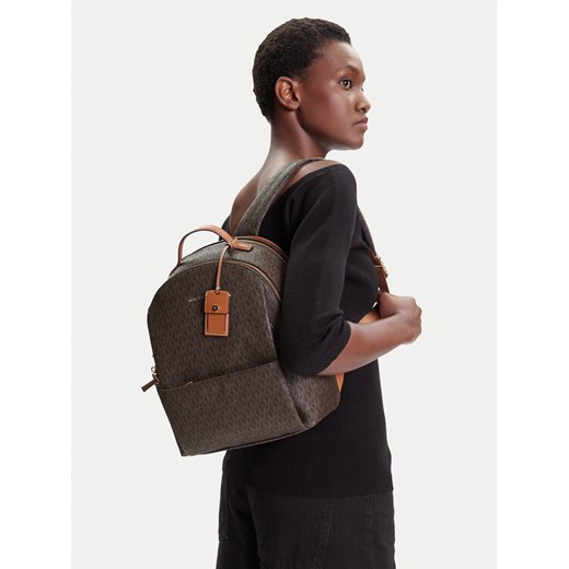Plecak MICHAEL Michael Kors Sable 30T5G3XB2B Brązowy ze sklepu eobuwie.pl w kategorii Plecaki - zdjęcie 188250344