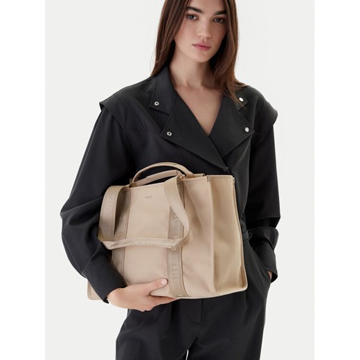 Torebka BOSS 50558113 Beżowy ze sklepu eobuwie.pl w kategorii Torebki damskie - zdjęcie 188250680