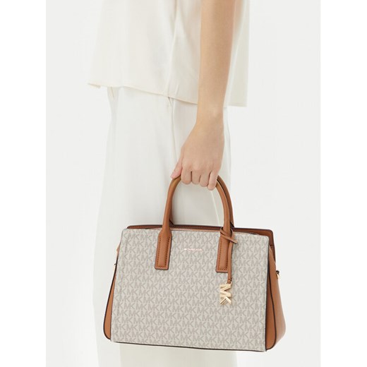 Torebka MICHAEL Michael Kors Laila 30R5G9IS6B Écru ze sklepu eobuwie.pl w kategorii Torebki damskie - zdjęcie 188250941